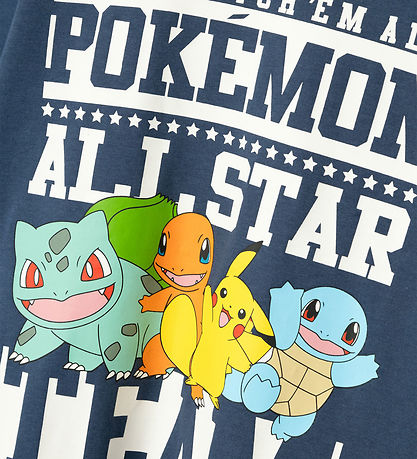 Name It T-Shirt - Noos - NkmJust Pokémon - Dark Denim