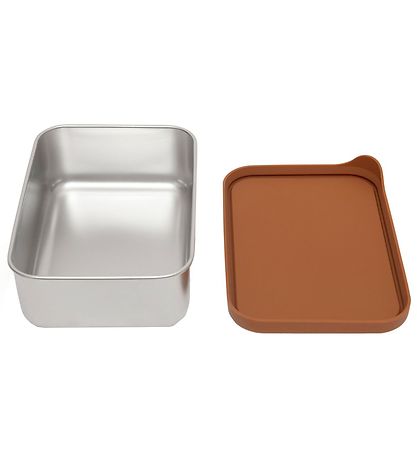 Petit Monkey Brotdose - Riley - Edelstahl Steel - Gebacken Clay
