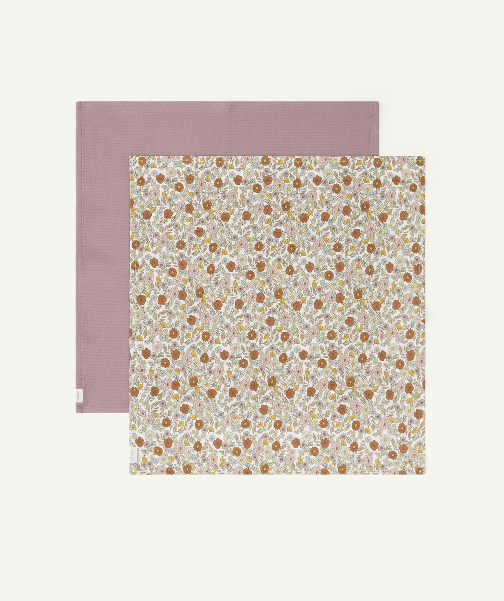 LITTLE DUTCHLANGES EN COTON VINTAGE MAUVE ET IMPRIMÉS FLEURS