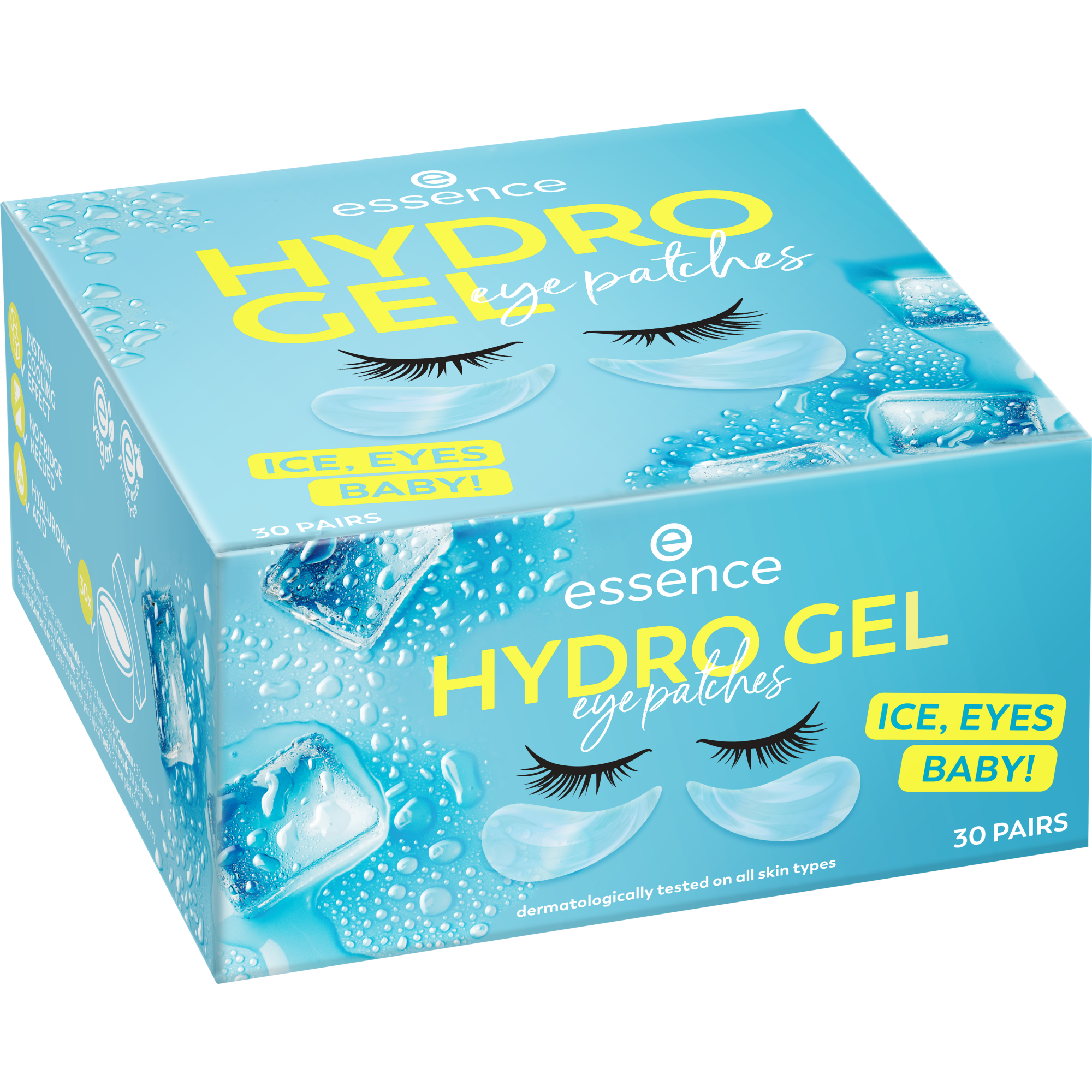 HYDRO GEL eye patches ICE, EYES, baby! patchs yeux 30 paires