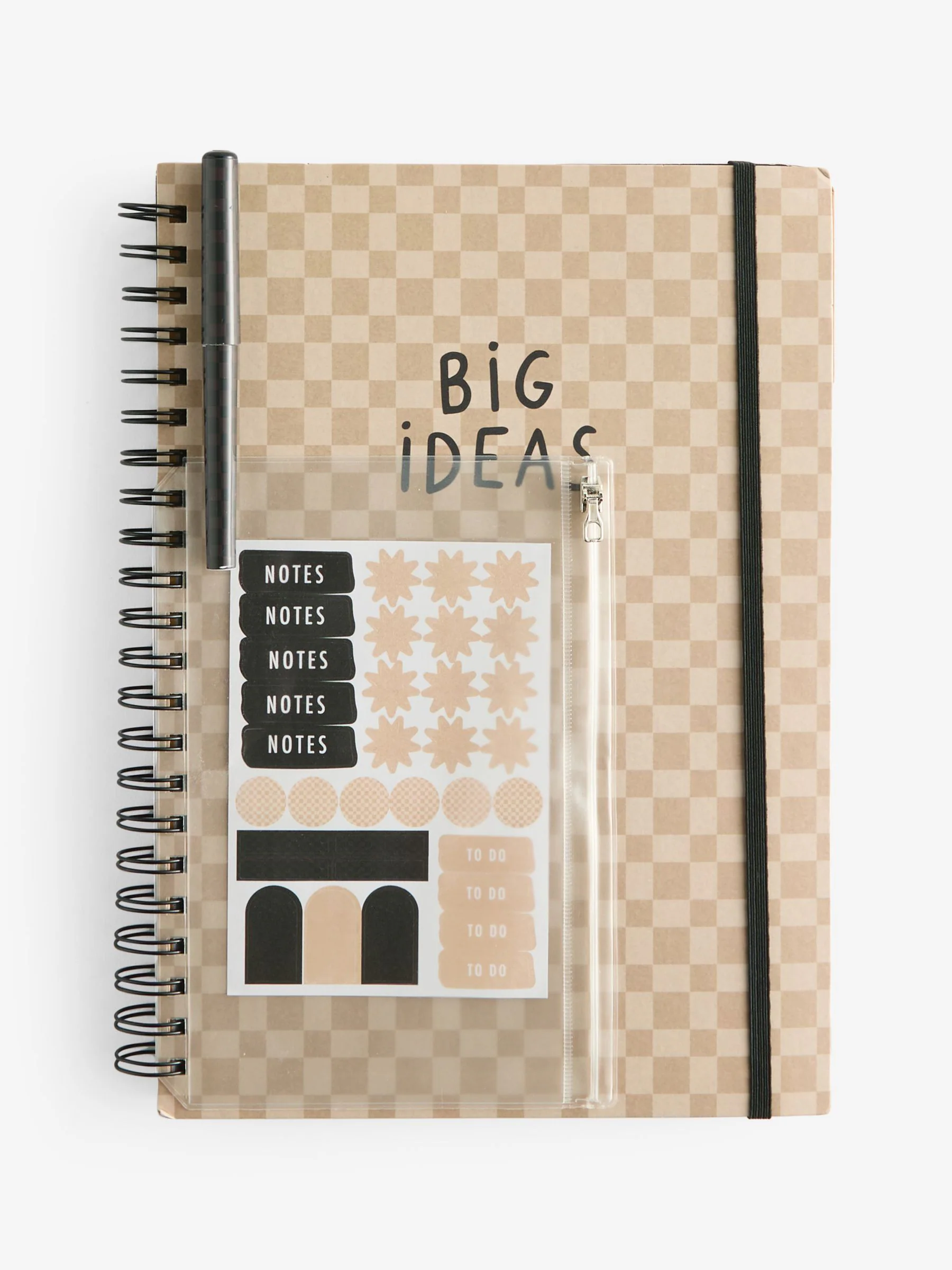 A4 Project-notitieboek met stickers en pen