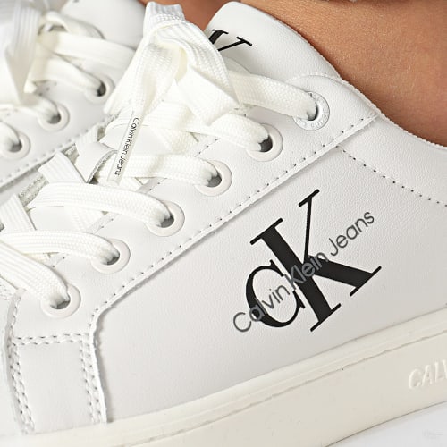 Baskets Femme Classic Cupsole Lace Up 1269 Bright White Black