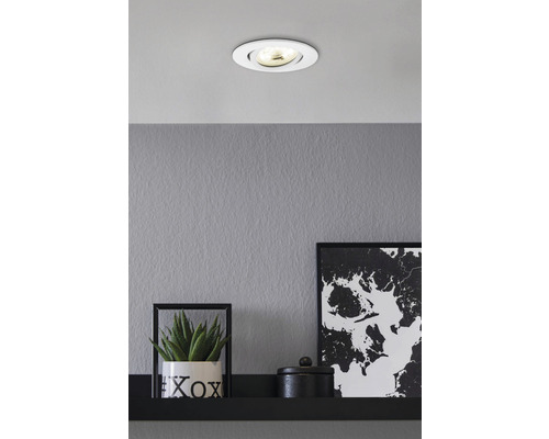 LED Smart Light Inbouwspot, Dimbaar, 5W, 400 lm, CCT RGB, Ø 8,8/6,8 cm, Wit, 230V - Compatibel met SMART HOME van hornbach