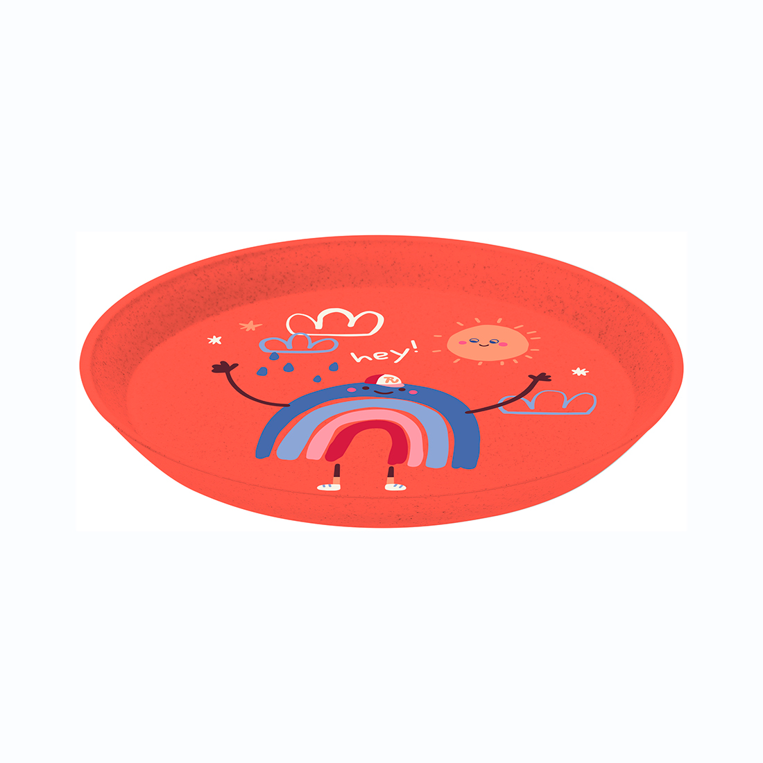 Koziol Connect Plate Kleiner Teller 205 mm organic red dreams