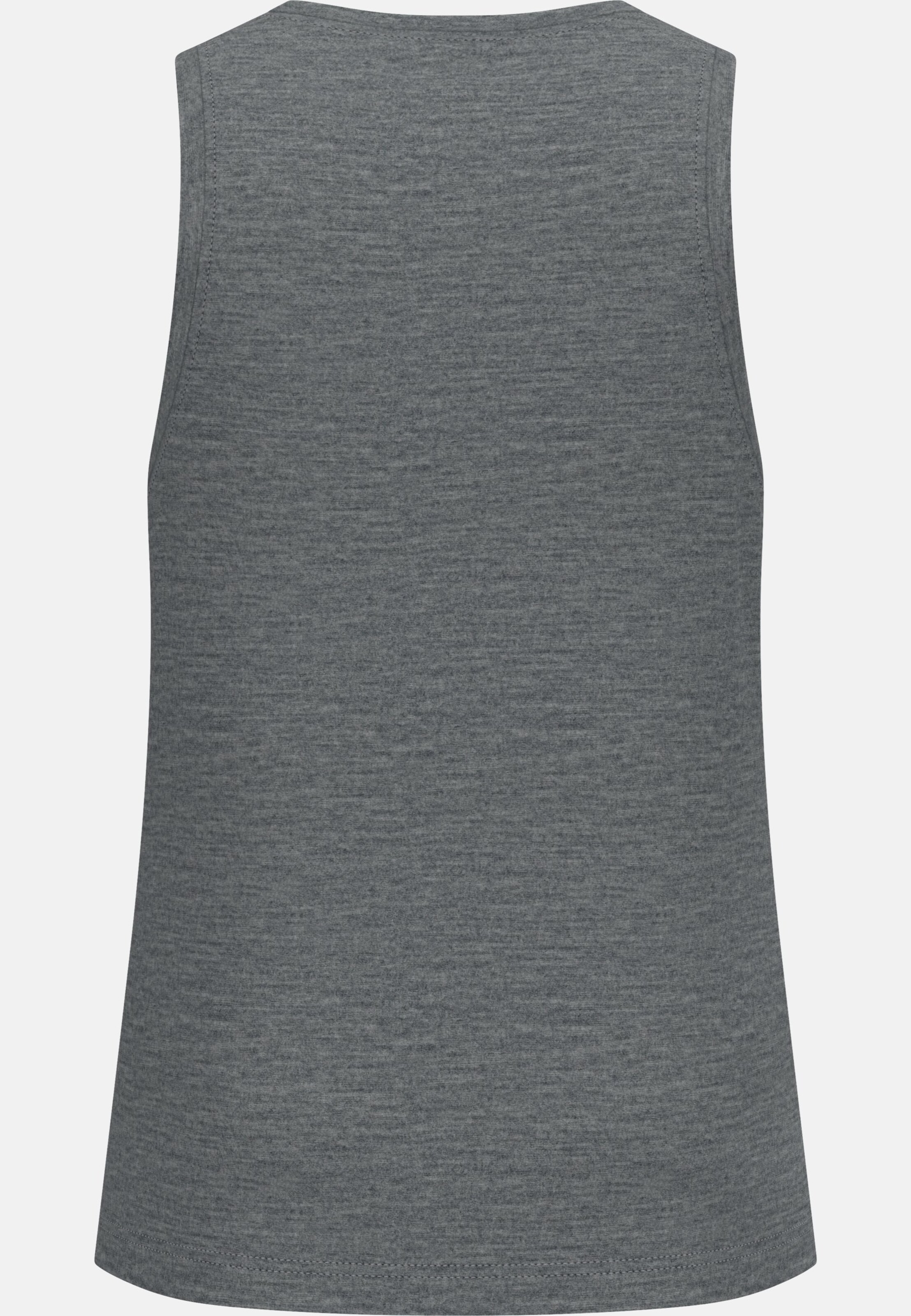 Natural Merino 160 Base Layer Singlet in odlo steel grey melange