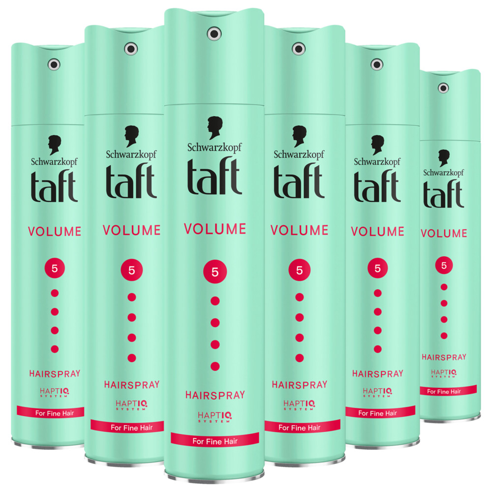 6x Taft True Volume Haarspray Mega Strong250 ml