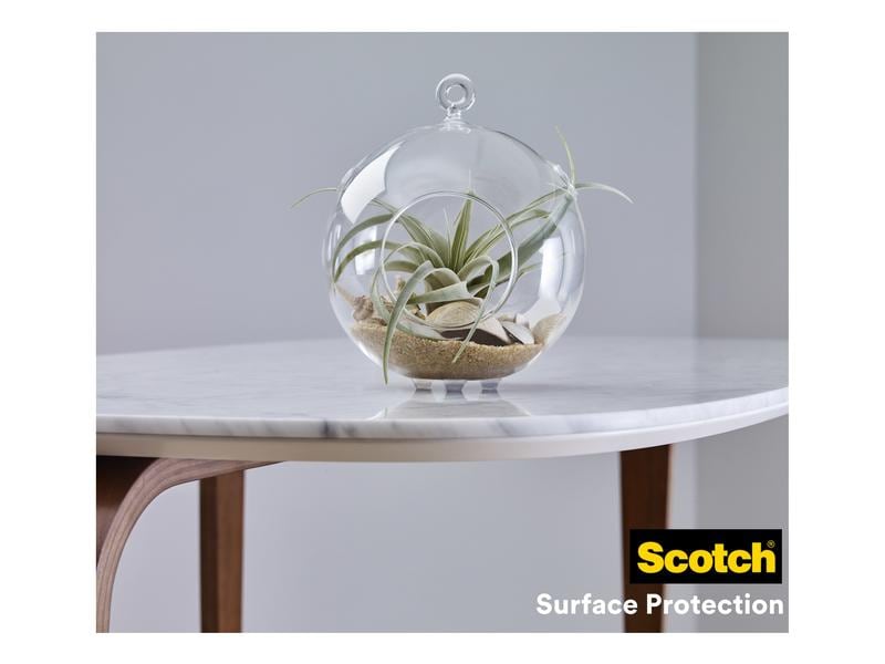 3M Schutzpuffer Anti Shock, Ø 19 mm, Transparent, 8er Pack Stossabsorbierende Elastikpuffer