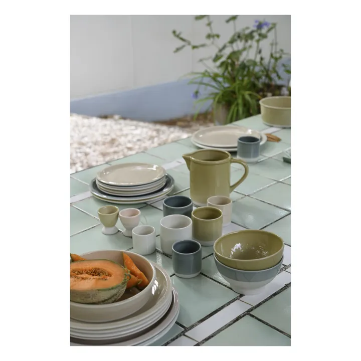 Jars Céramistes Coquetier en céramique Cantine | Gris oxydé