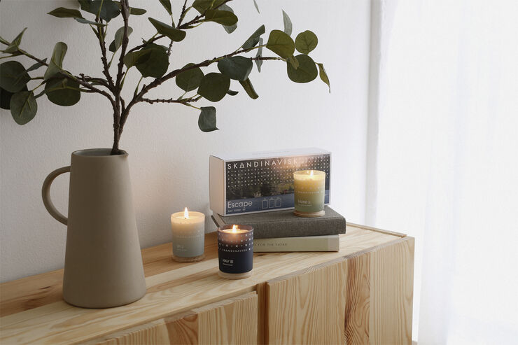 Skandinavisk ESCAPE Mini Candle Giftset 65g x 3