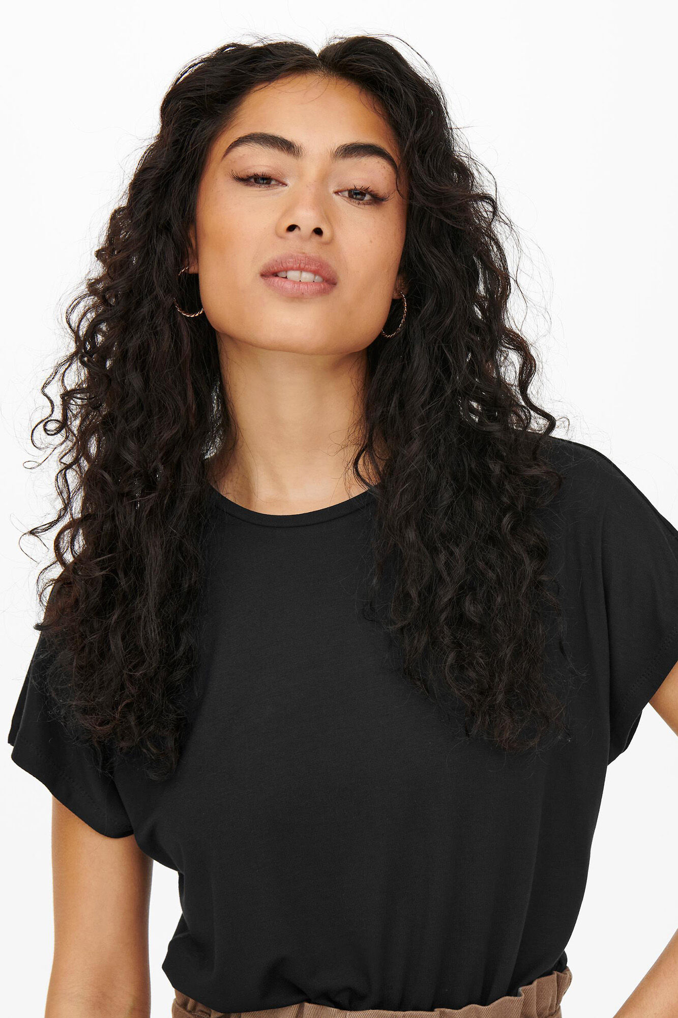 Camiseta de gola redonda