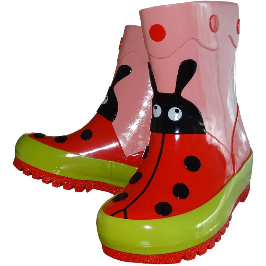 Maximo Gummistiefel Marienkäfer hellrot