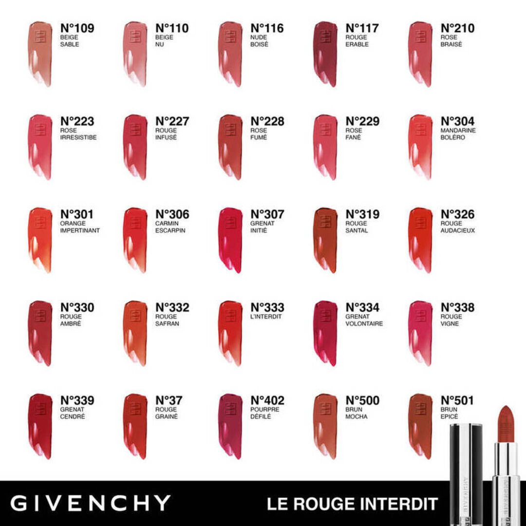 GIVENCHY LÁBIOS Batom Le Rouge Interdit Intense Silk