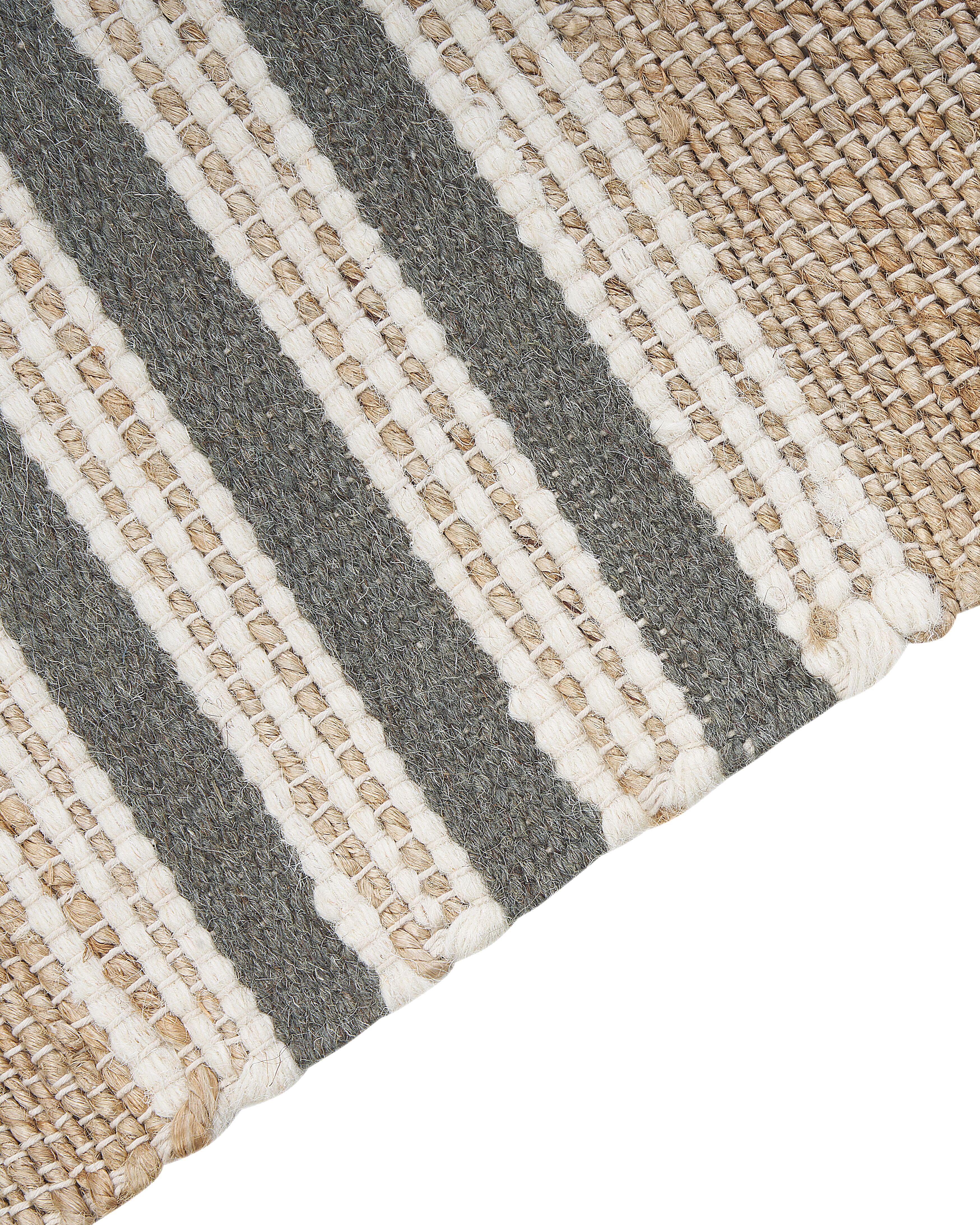 Vloerkleed MIRZA Grijs 160 x 230 cm Jute