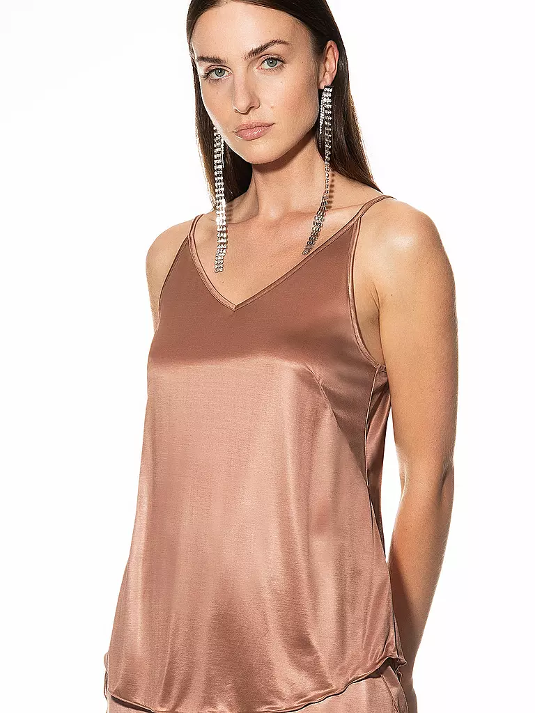 MEY Top - Camisole COCO kupfer