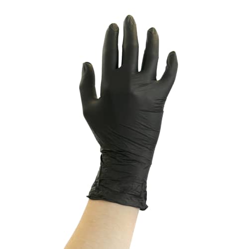 Gant à usage unique nitrile PROP Ecofeeds noir non poudré
