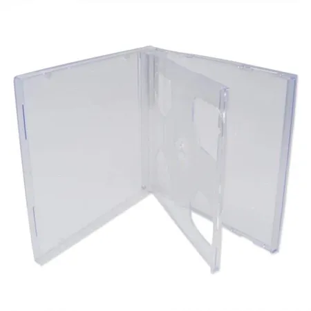 Xlayer 200 DVD CD Hüllen 2fach 2er doppel Jewelcase transparent