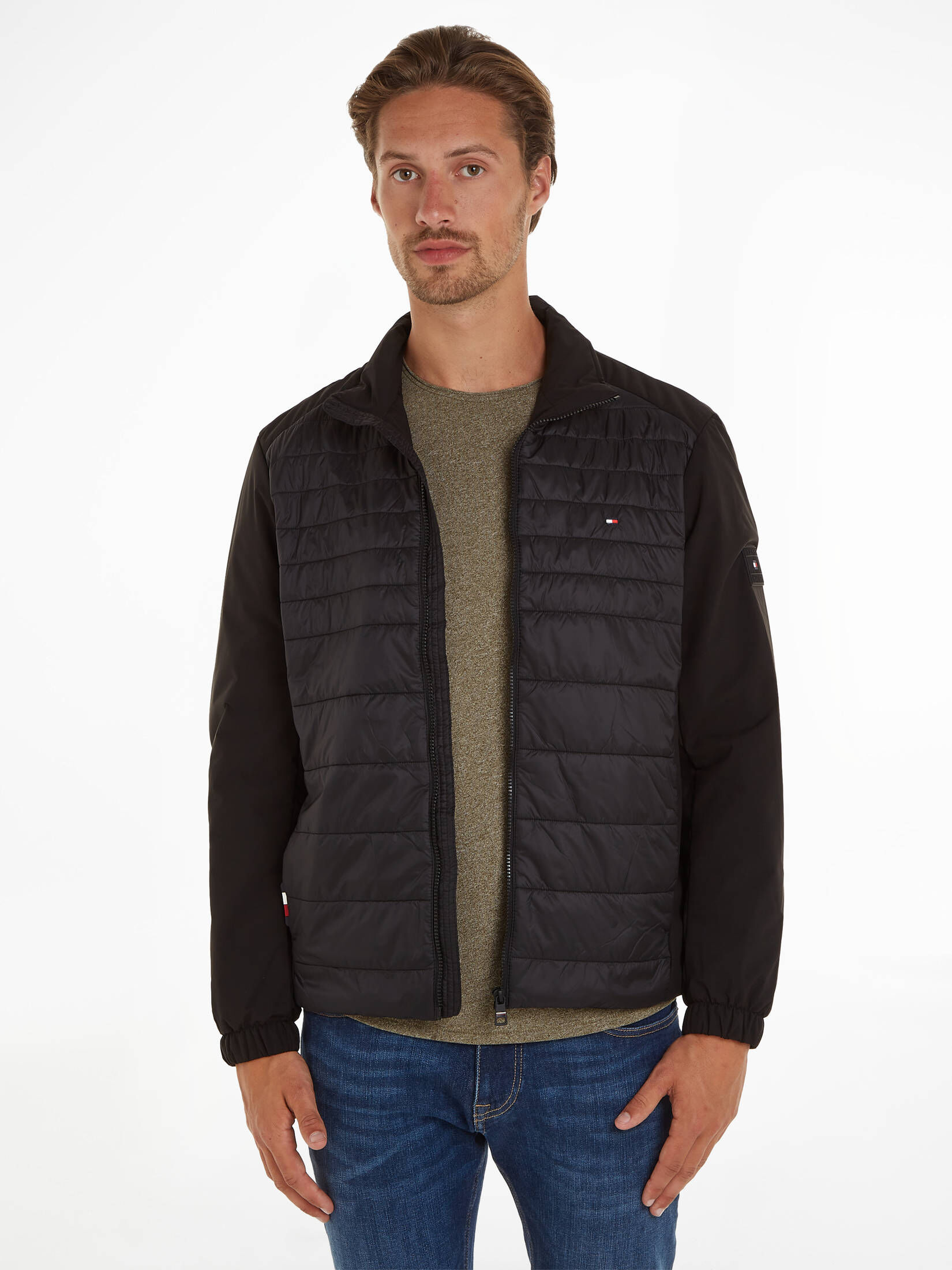 Tommy Hilfiger| Herren Jacke CL MIX MEDIA STAND COLLAR JACKET