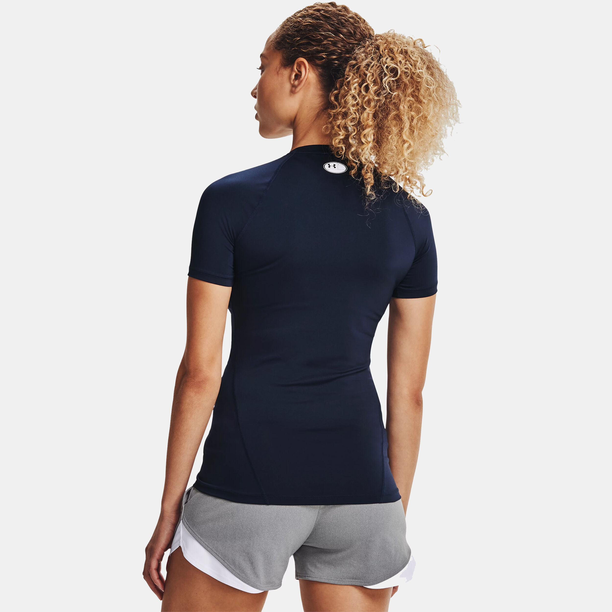 Under Armour Heatgear Authentics Comp T-shirt Femmes - Bleu