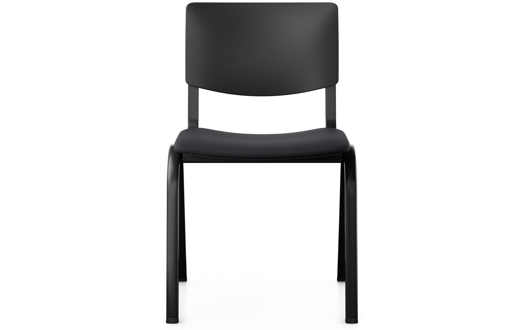 Konferenzstuhl Celi 9140 Schwarz / Schwarz<br>Konferenzstuhl mit gepolsterte Sitzfläche