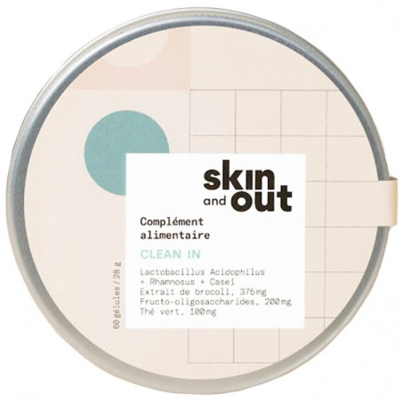Skin & Out CLEAN IN Complément acné nettoyant