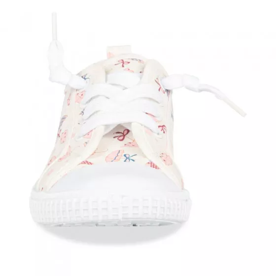 Baskets BLANC LOVELY SKULL