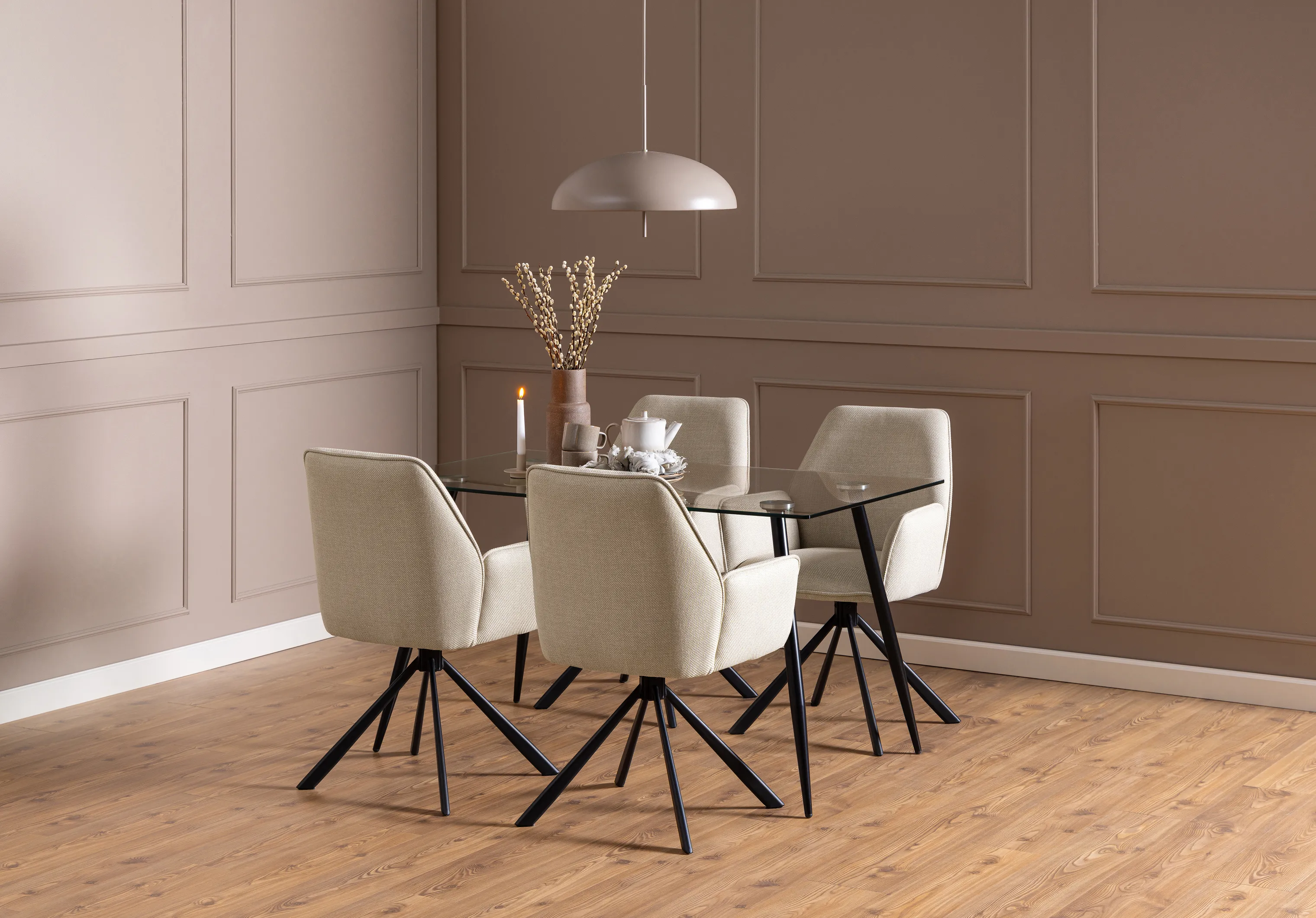 CASA Living Glenda Spisebordsstol - 2 stk.