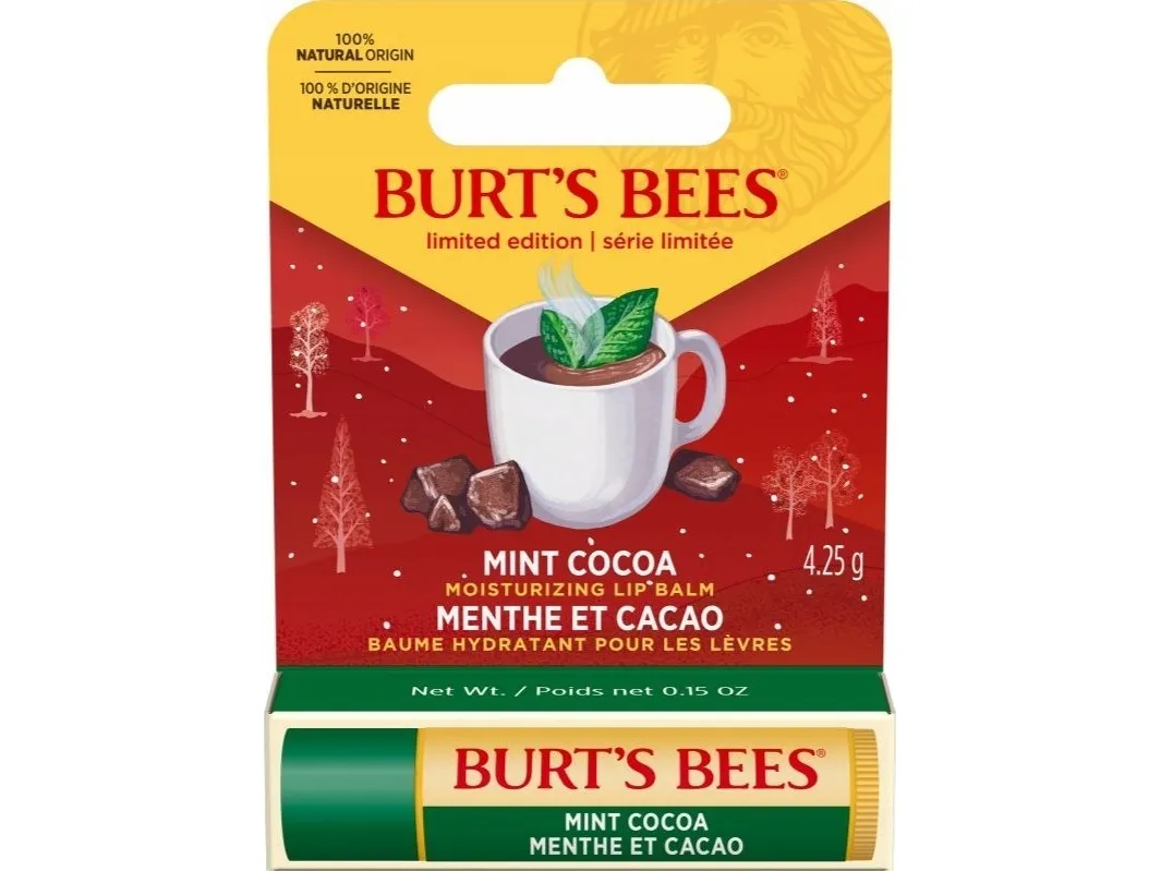 Burt's Bees LE Lip Balm - Blister - Mint Cocoa 0.15oz - Ltd Ed
