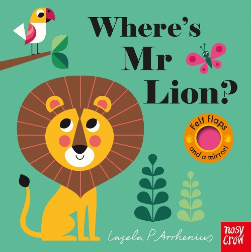 Where's Mr Lion - Felt Flaps (Board book)