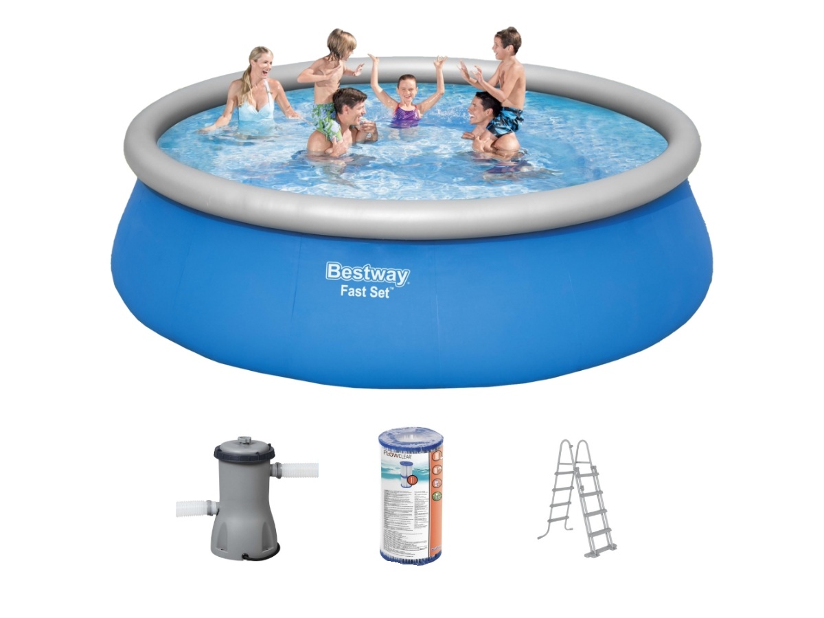 Bestway fast set 457x122cm zwembad – 4-delig