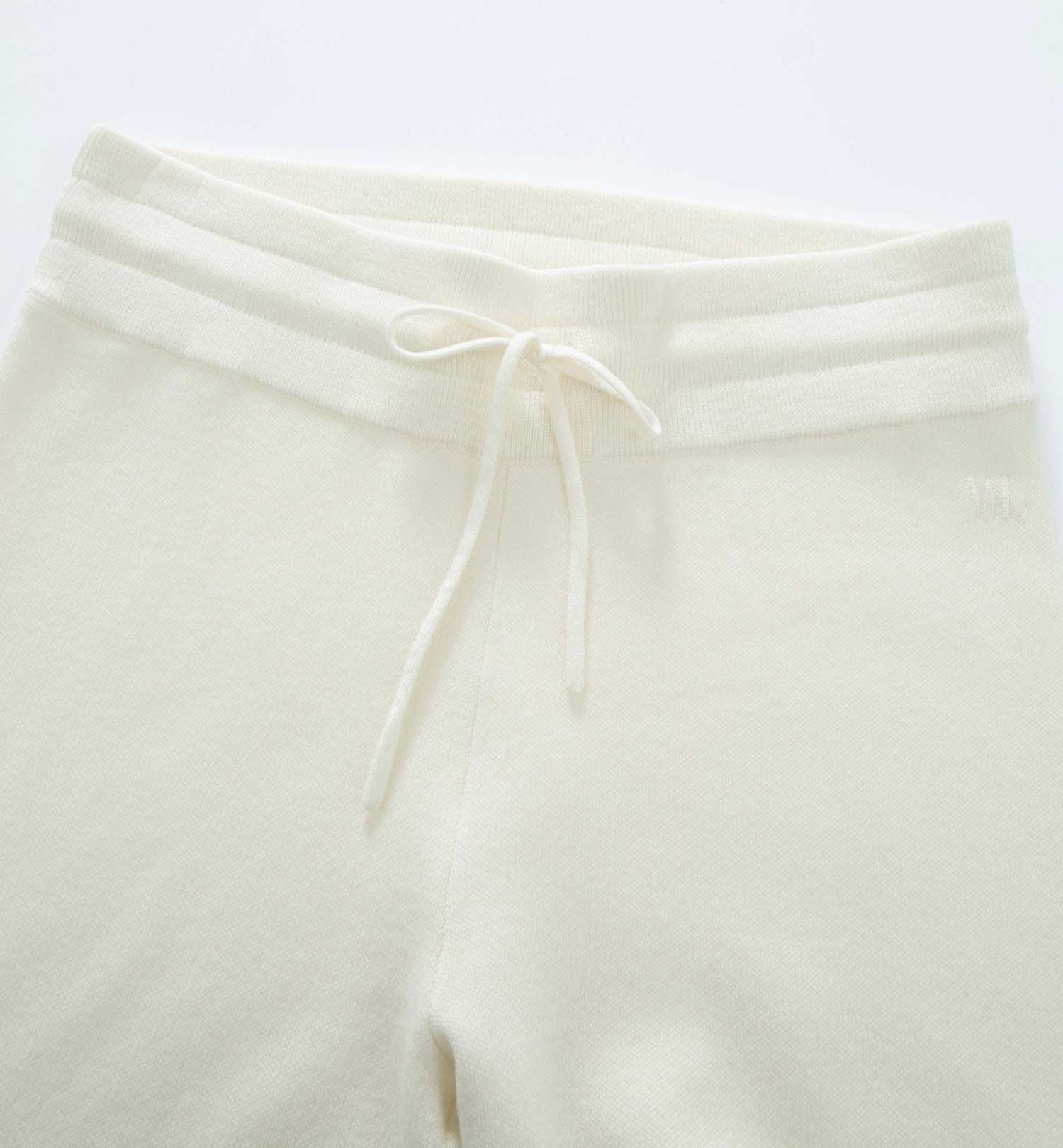 Hemsedal Knitted Flare Pants Dame White Swan