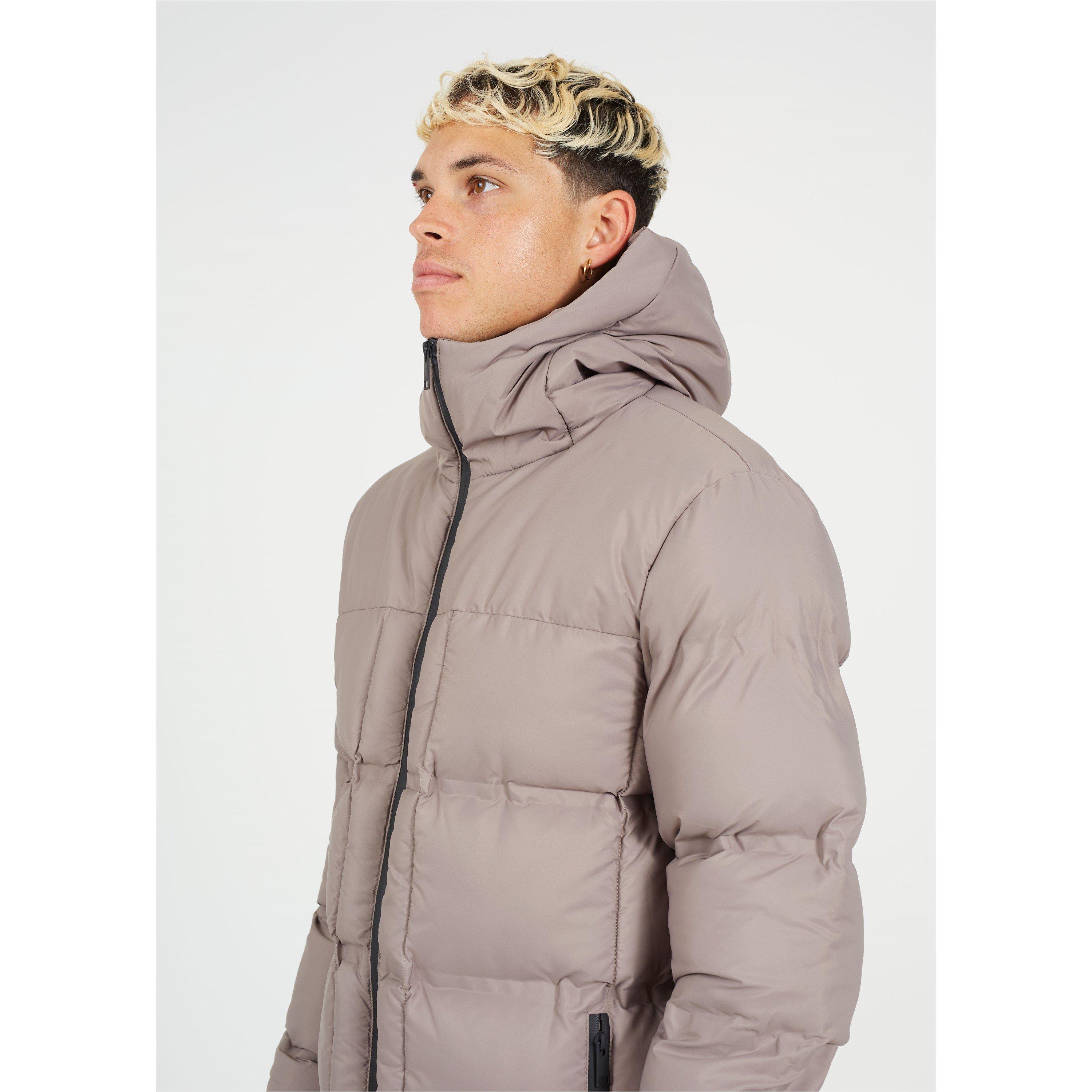 Brave Soul Padded Hooded Longline Jacket