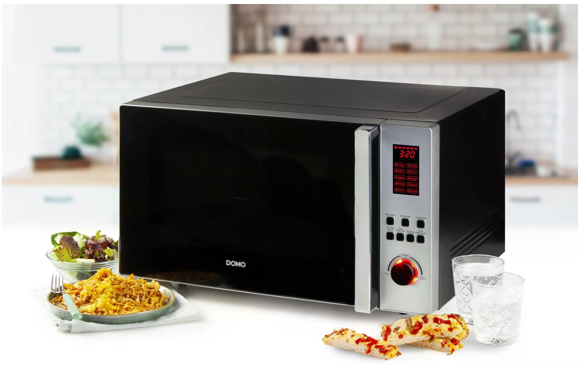 Domo Mikrowelle »mit Grill DO24201C Schwarz« 2700 W