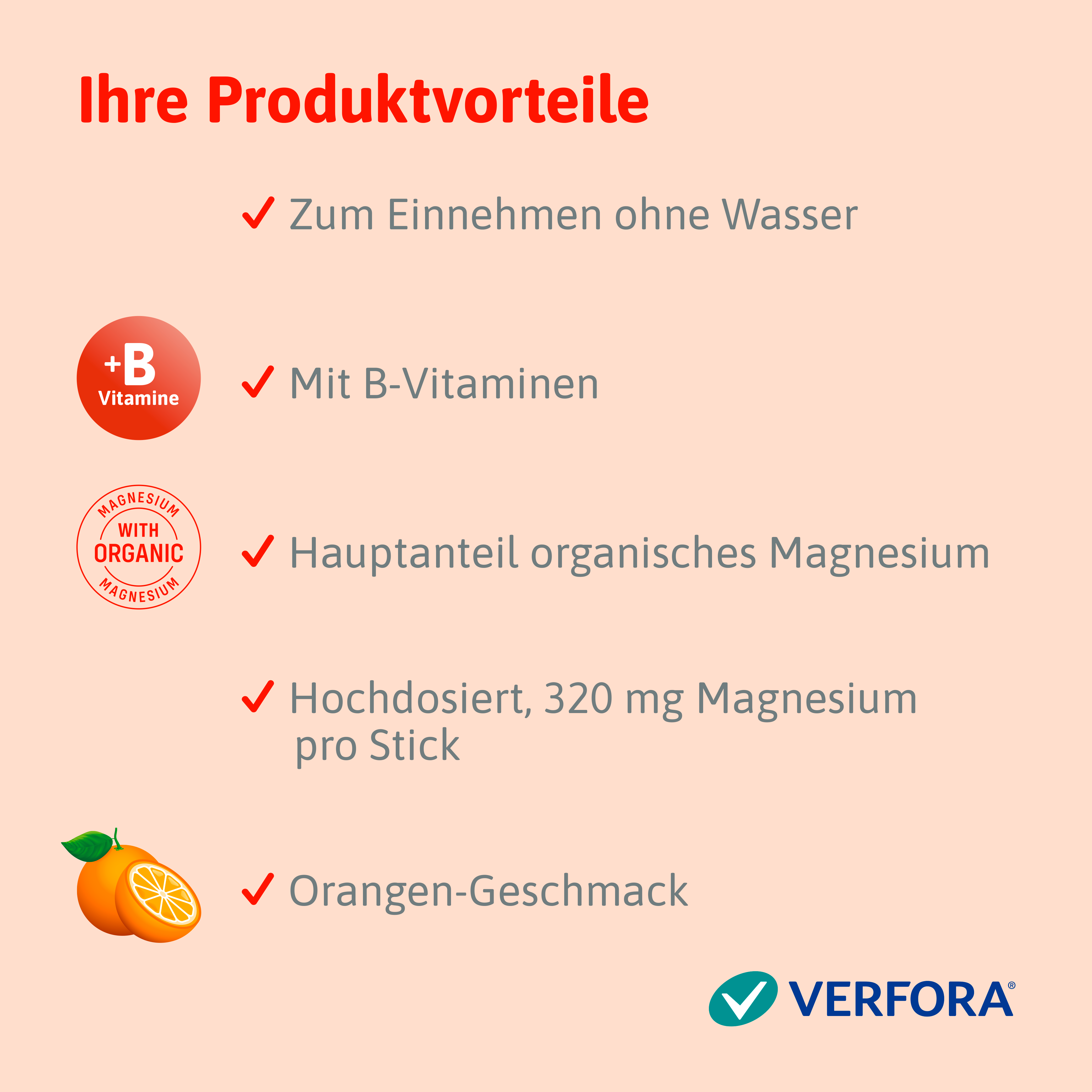 VERACTIV Veractiv Magnesium Direct  Stick 60 Stk