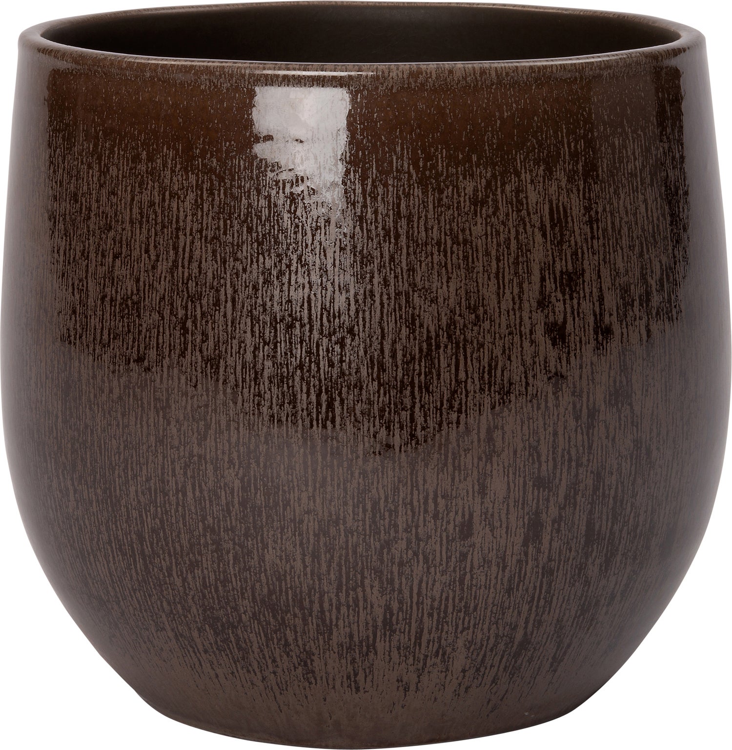 Intratuin bloempot Feda bruin D 18 H 18 cm