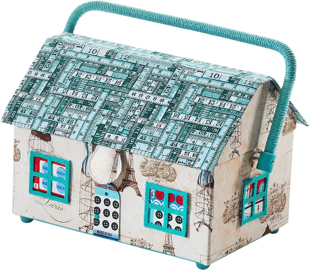 locker Nähkästchen »House« Nähkorb