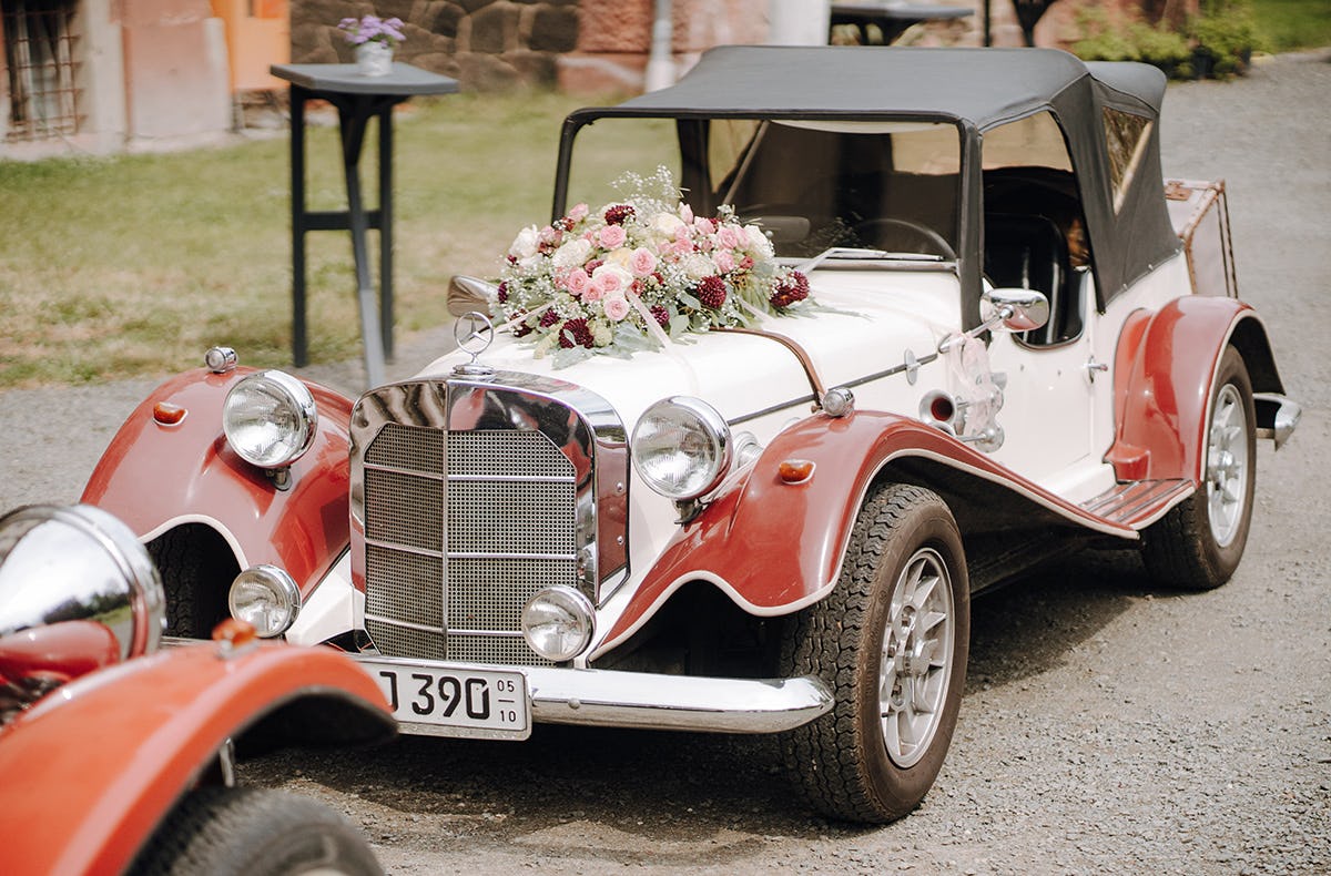Mercedes Benz Oldtimer fahren Brandis