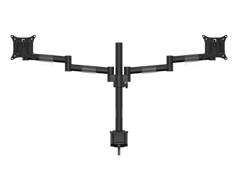 Multibrackets Tischhalterung Officeline Dual bis 8 kg – Sch M VESA-Halterung für zwei Bildschirme