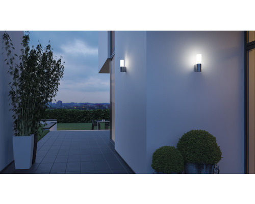 Steinel LED buitenwandlamp 11,3W 729 lm 3000 KL 605 antraciet/wit softstart