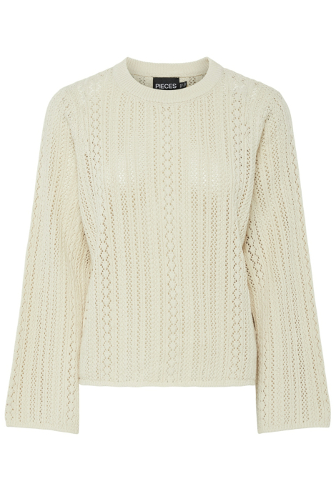 Pieces beige dames trui