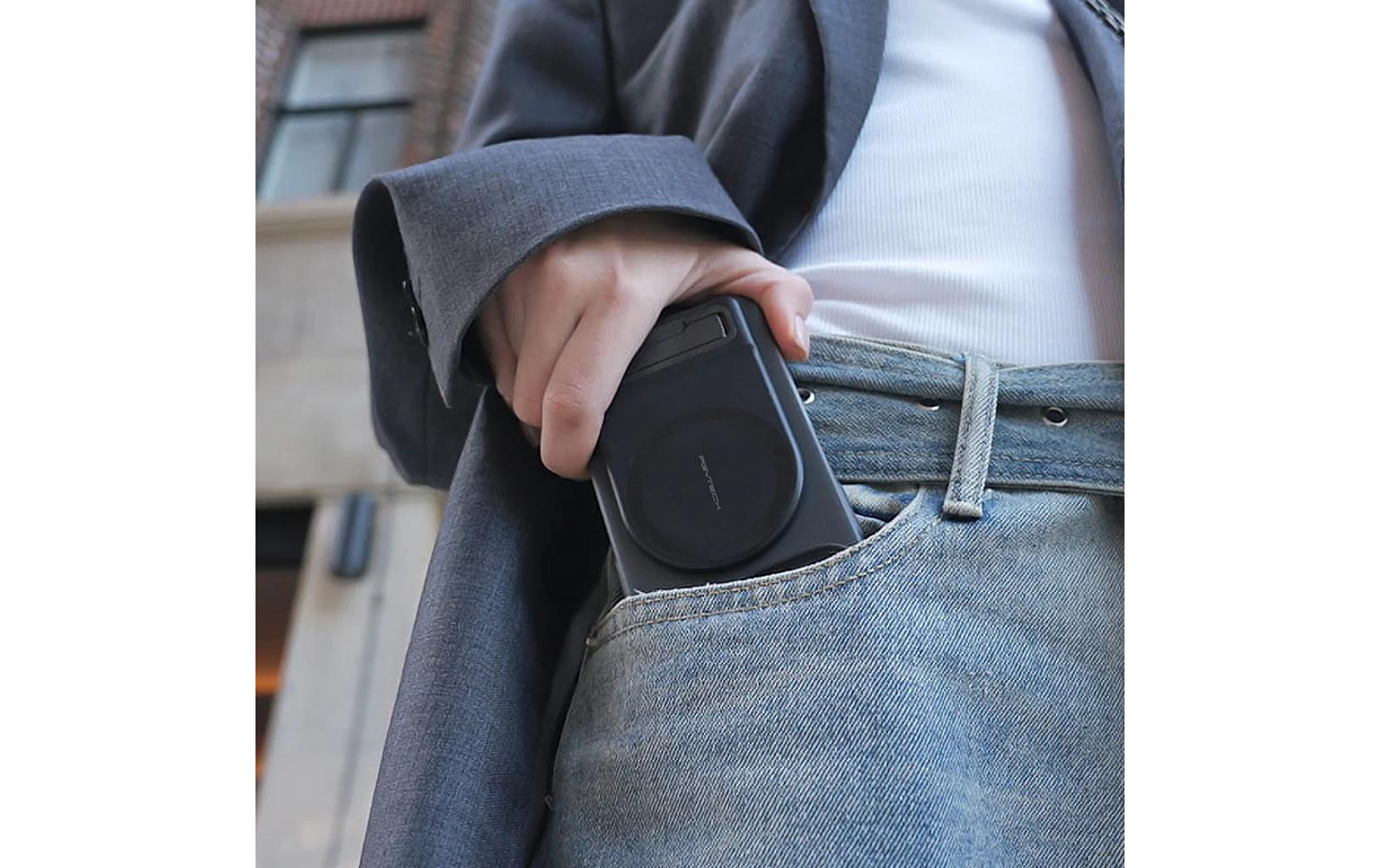 MagCam Phone Grip Classic BlackMagnetische Handyhalterung mit Bluetooth Auslöser