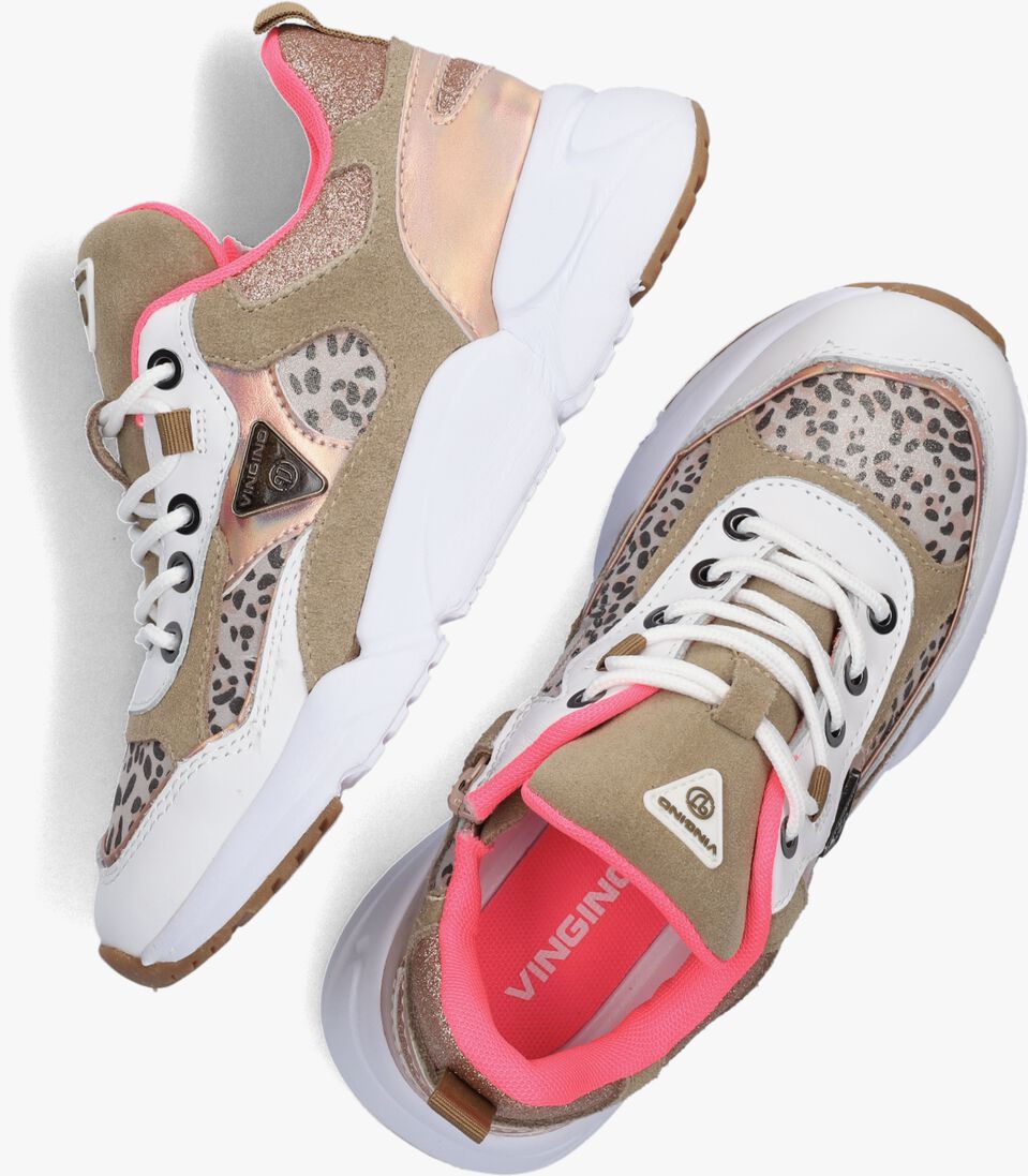 VINGINO beige vingino lage sneakers beau