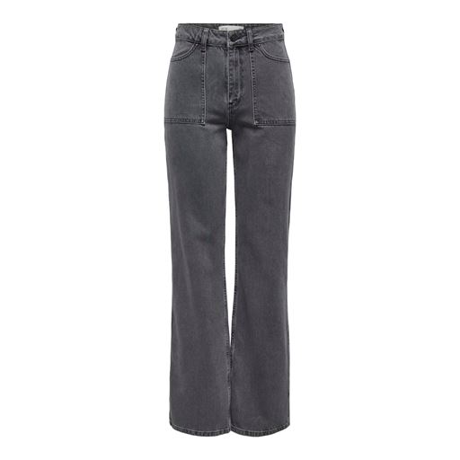 JDY Maya Højtaljede Jeans, Grey Denim, L/L32