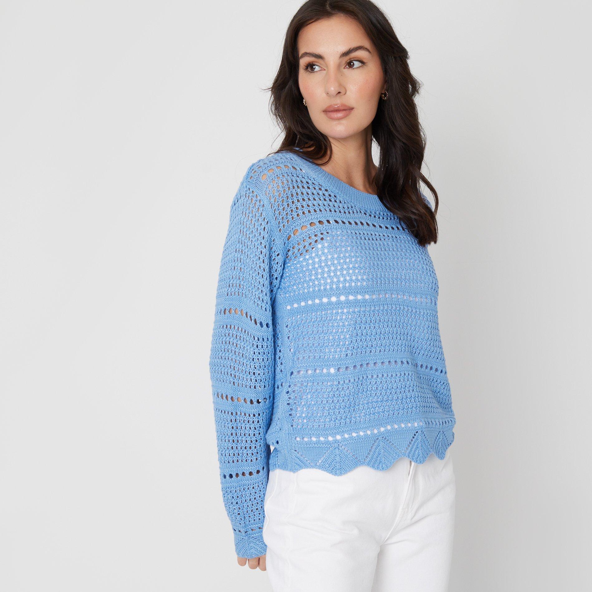 Be You Ladies Pointelle Jumper