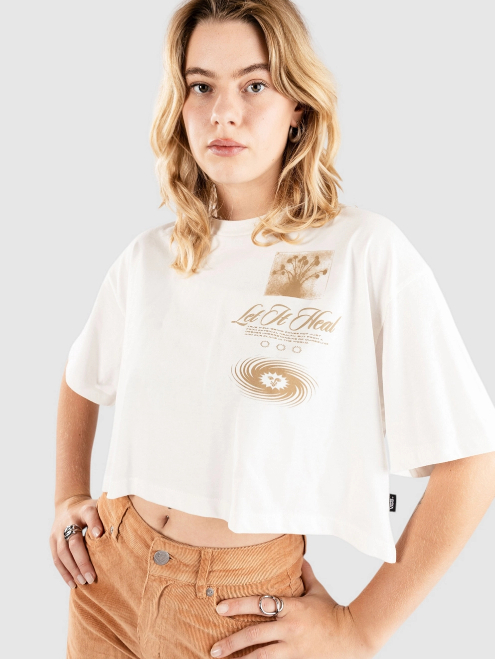 Vans Healing Relax Crop T-Shirt marshmallow