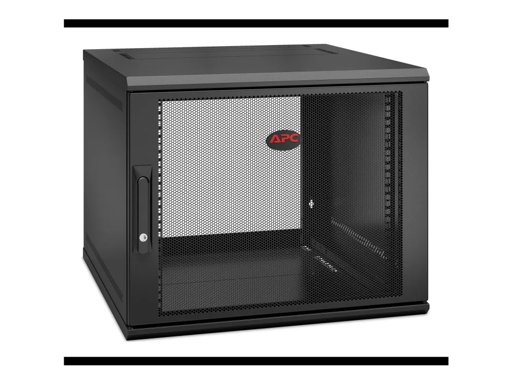 APC NetShelter WX AR109SH6 - Kabinet - vægmonterbar - sort - 9U - 19