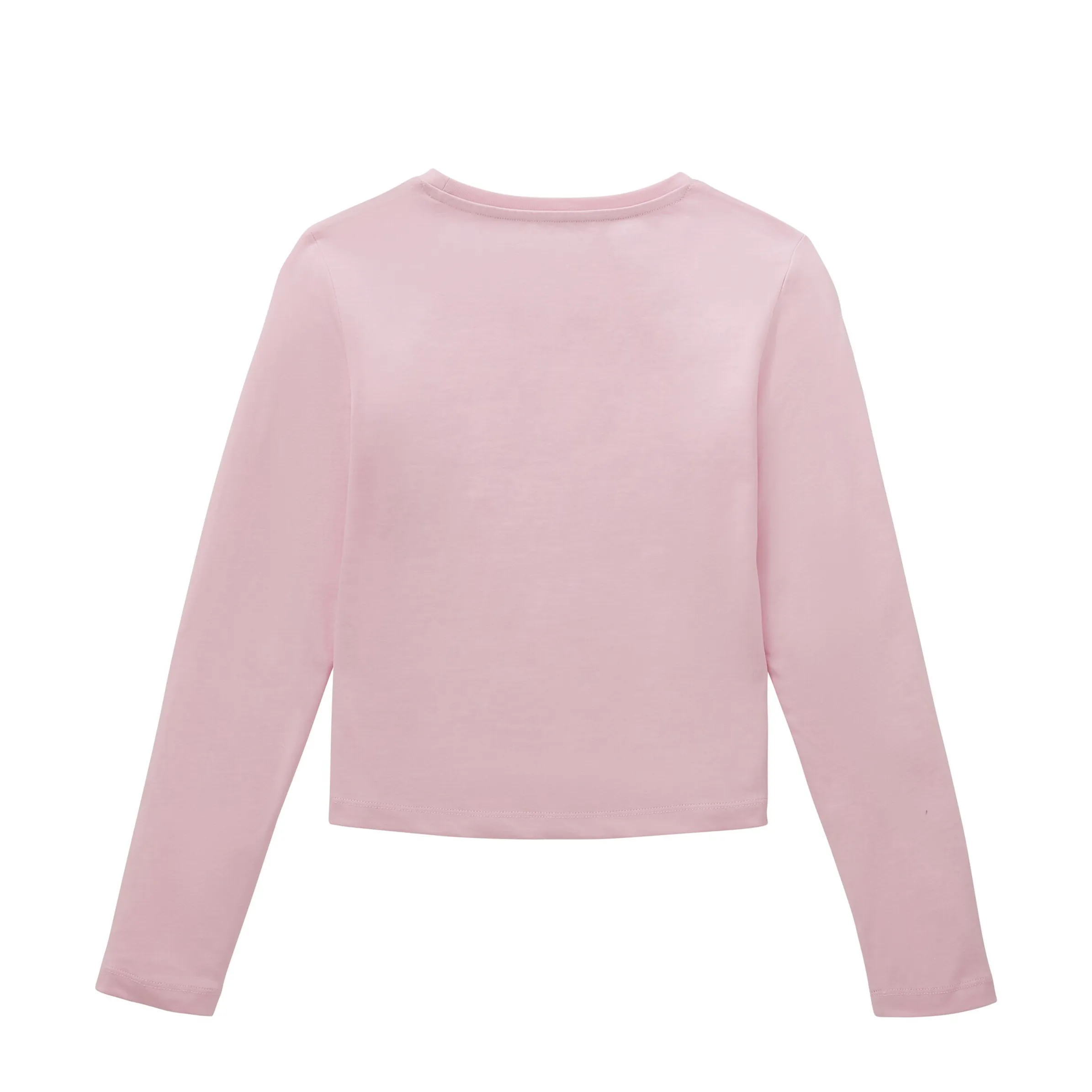 Mädchen Langamshirt mit Smiley-Print