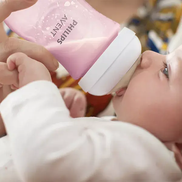 Mamadeira Avent Natural Response 3.0, Rosa, 260ml