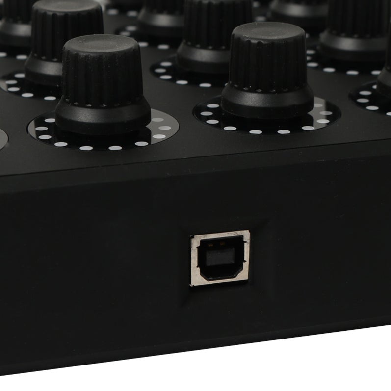 DJ TechTools MIDI Fighter Twister BK controller zwart