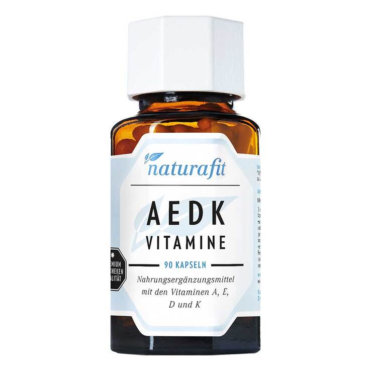 Naturafit Aedk Vitamine Kapseln, 90 St