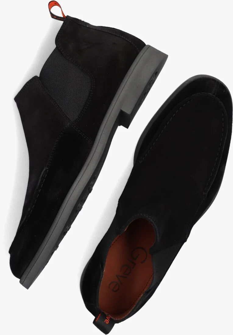 GREVE zwarte greve chelsea boots tufo 1737